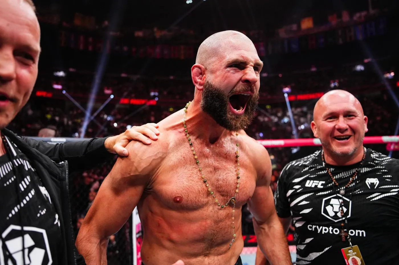 Radost po výhře v UFC