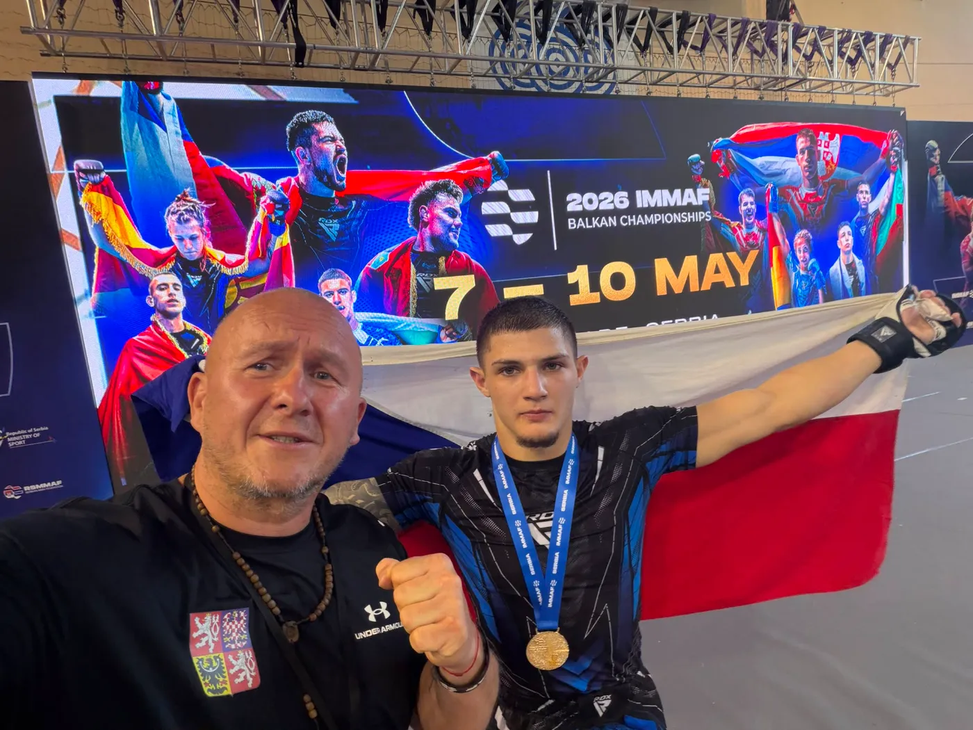 Zlatá medaile na IMMAF Balkan Championships